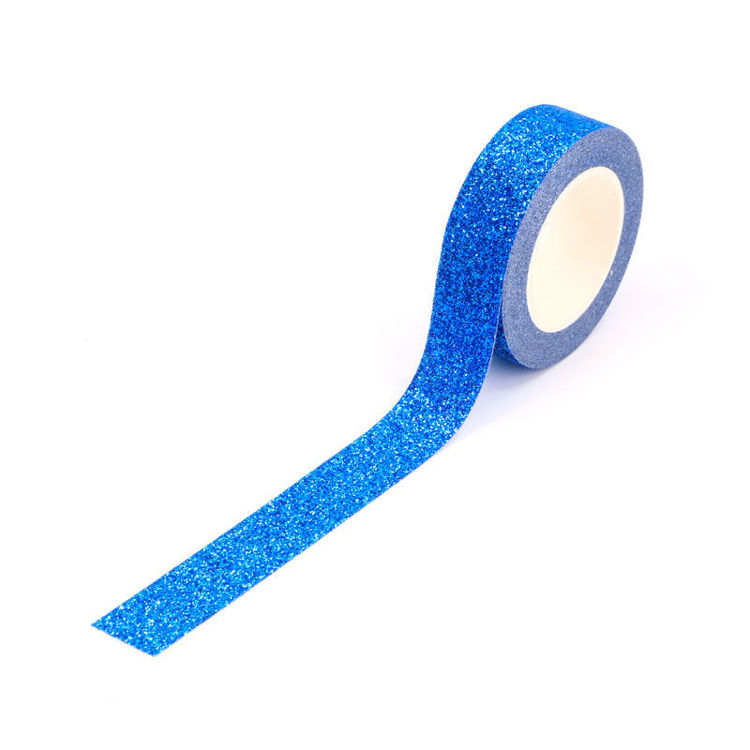 Sapphire Blue Sparkle Washi Tape