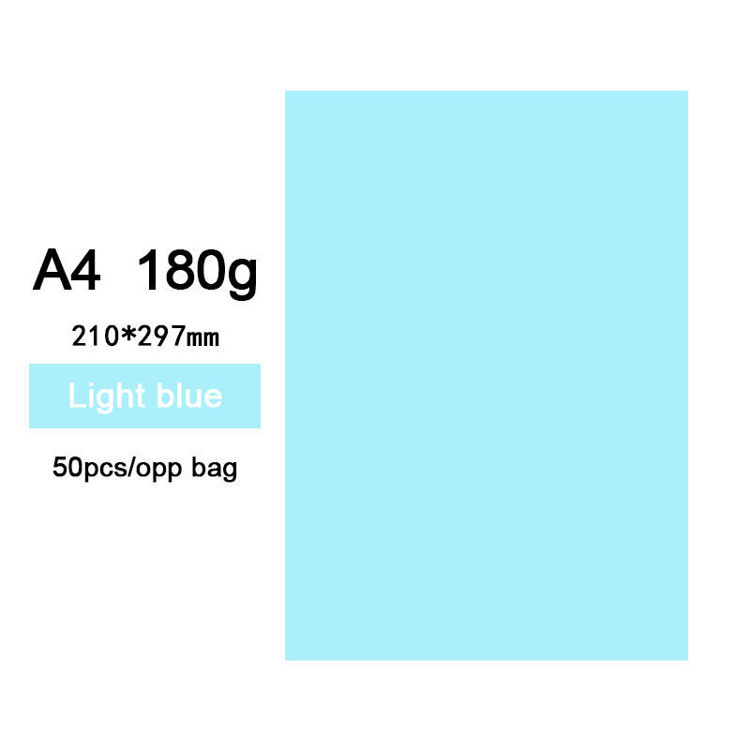 180g A4 Colored Cardstock Light Blue