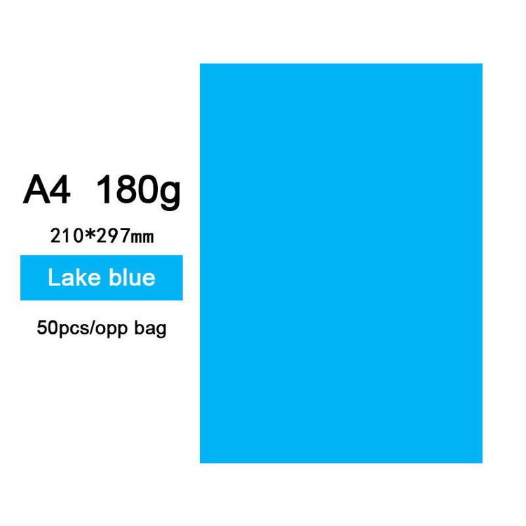 180g A4 Colored Cardstock Blue