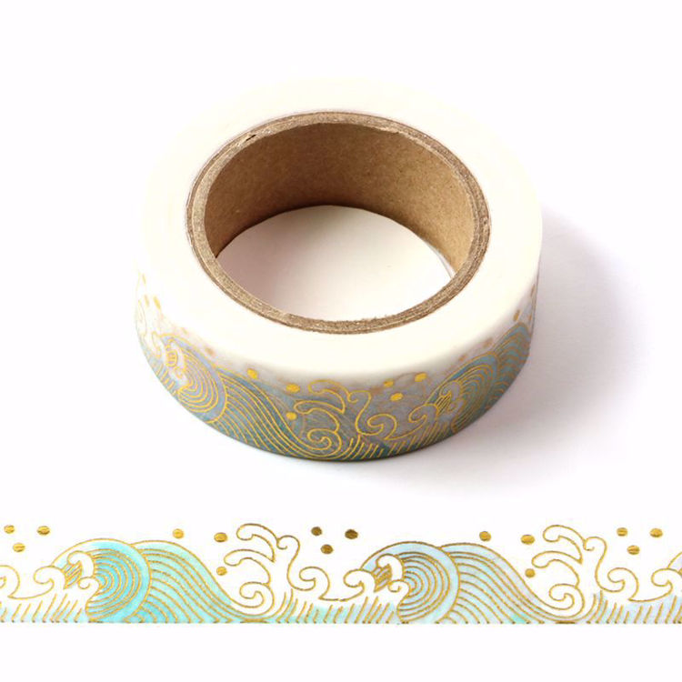 Picture of Sea Wave Foil Washi Tape