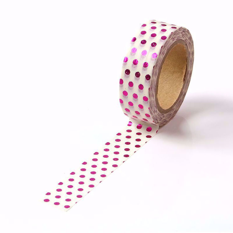 Dot violet foil washi tape