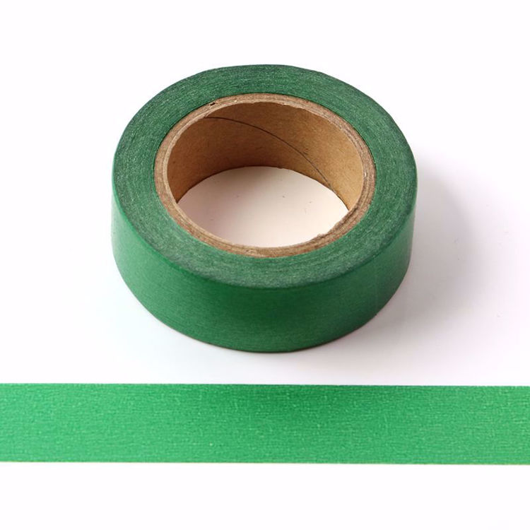图片 哑光绿色烫金和纸胶带