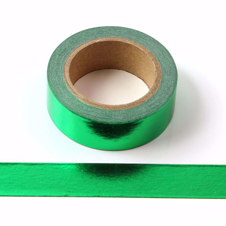 Picture of Solid Green Foil Washi Tape