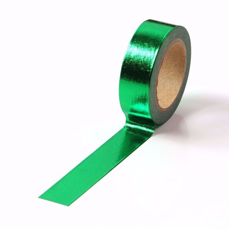 图片 正绿色烫金和纸胶带