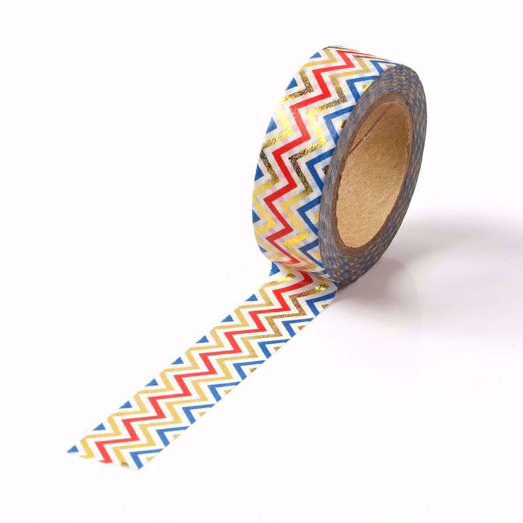 Picture of Multiple Color Chevron Foil Washi Tape