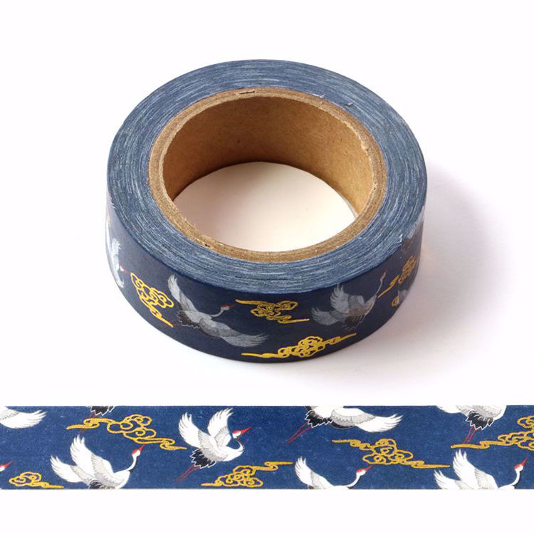 Red-crowned Crane Foil Washi Tape