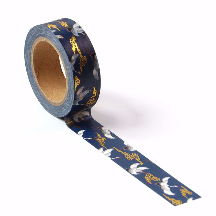 Red-crowned Crane Foil Washi Tape