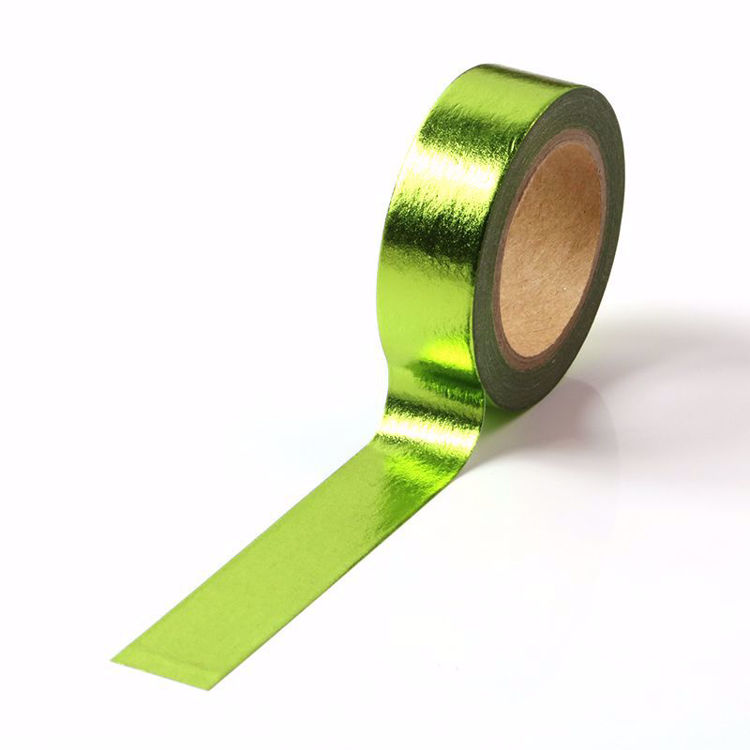 图片 纯绿色烫金和纸胶带