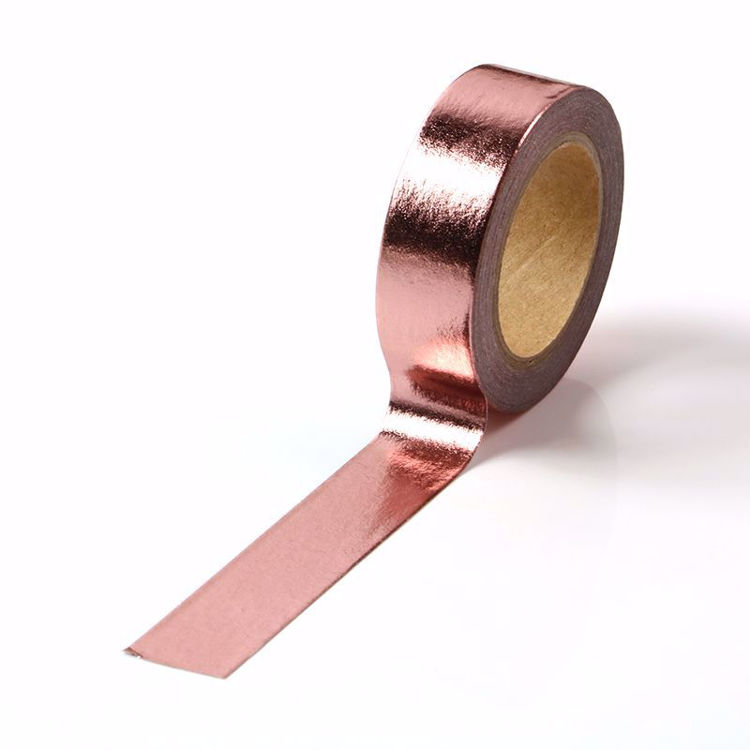 Solid Rose Gold Foil Washi Tape