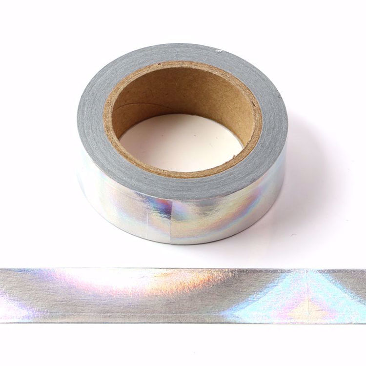 Silver Holographic Foil Washi Tape