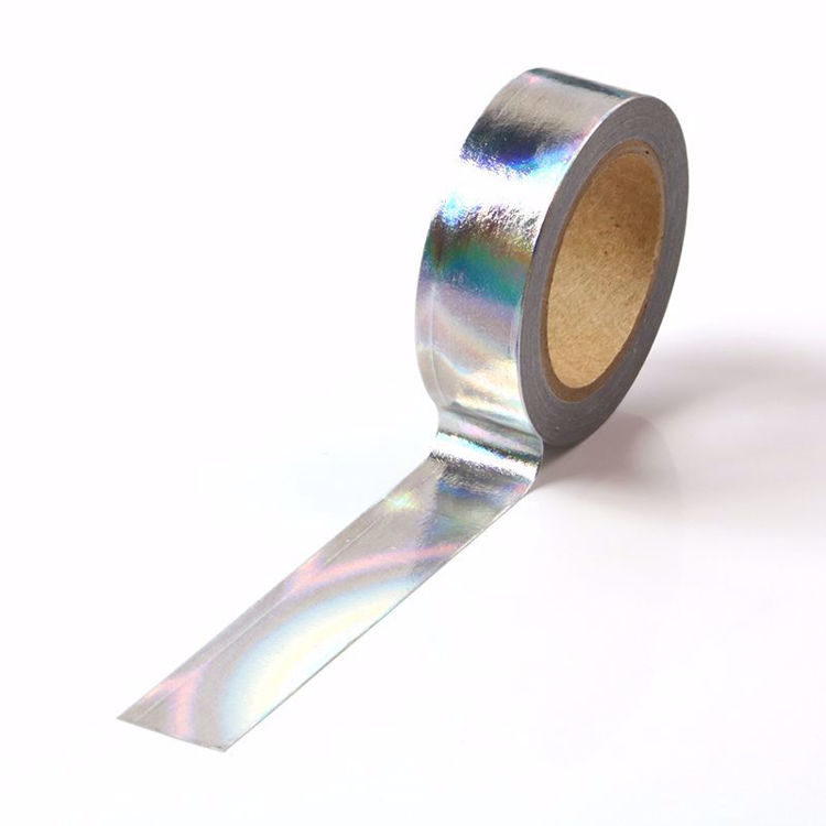 Silver Holographic Foil Washi Tape