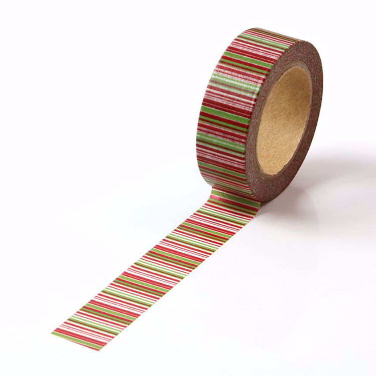 colorful vertical bar washi tape
