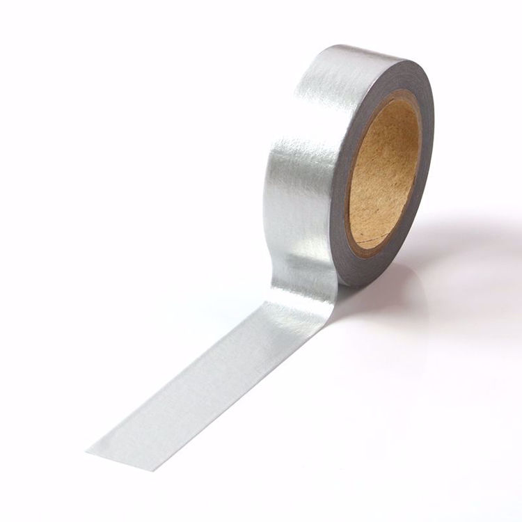 Picture of Solid Matt Silver Foil Washi Tape