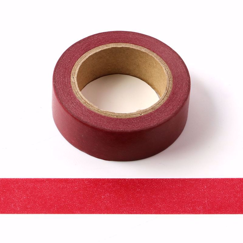 red washi tape. Custom and stock washi tape