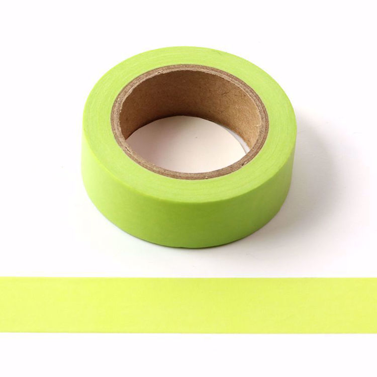 grass green washi tape. Custom and stock washi tape manufacturer