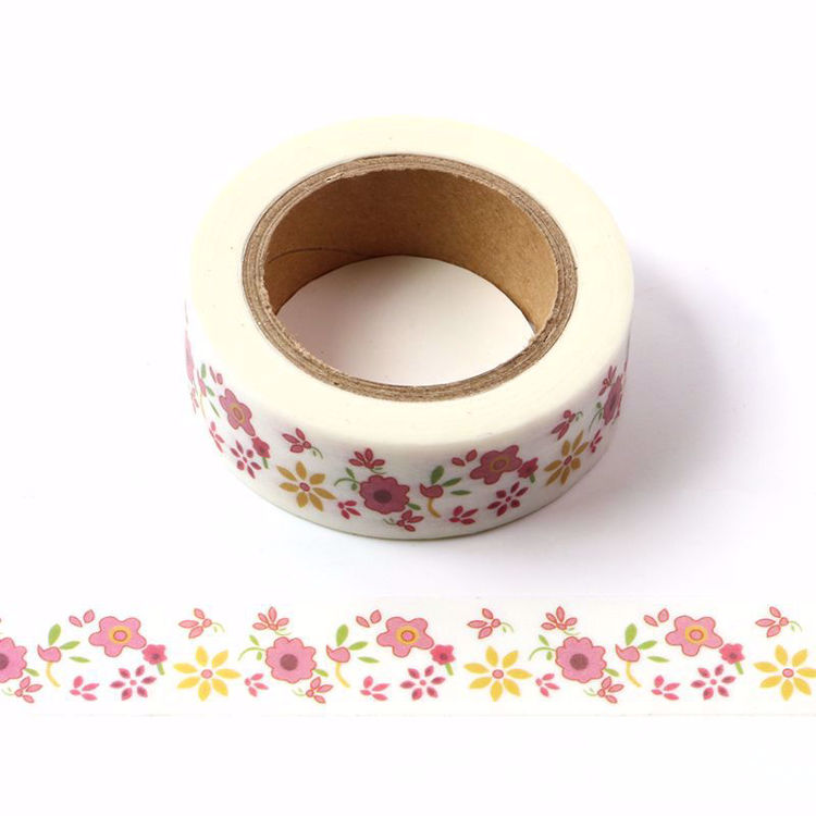 Summer flowers printing washi tape