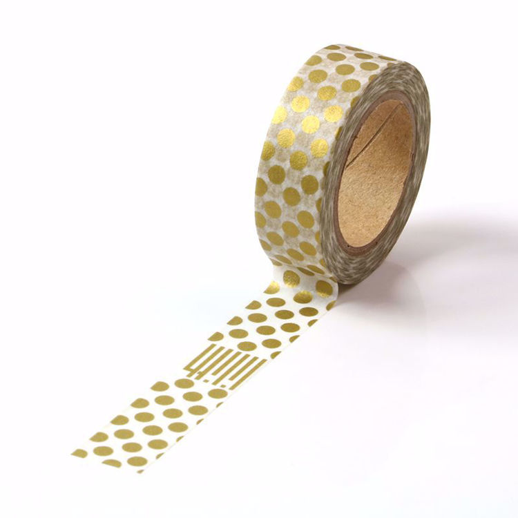metallic dots washi tape