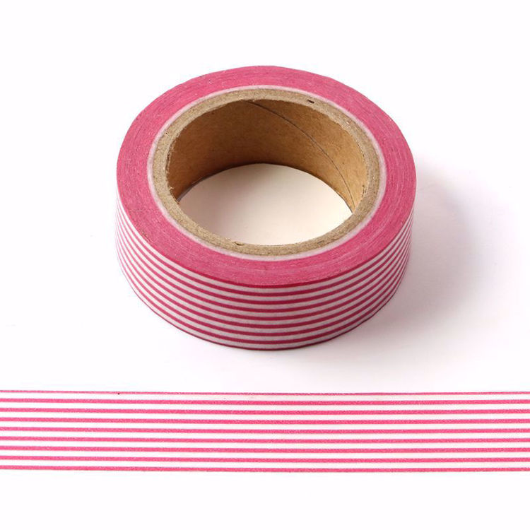 Picture of Red Stripe Printing Washi Tape
