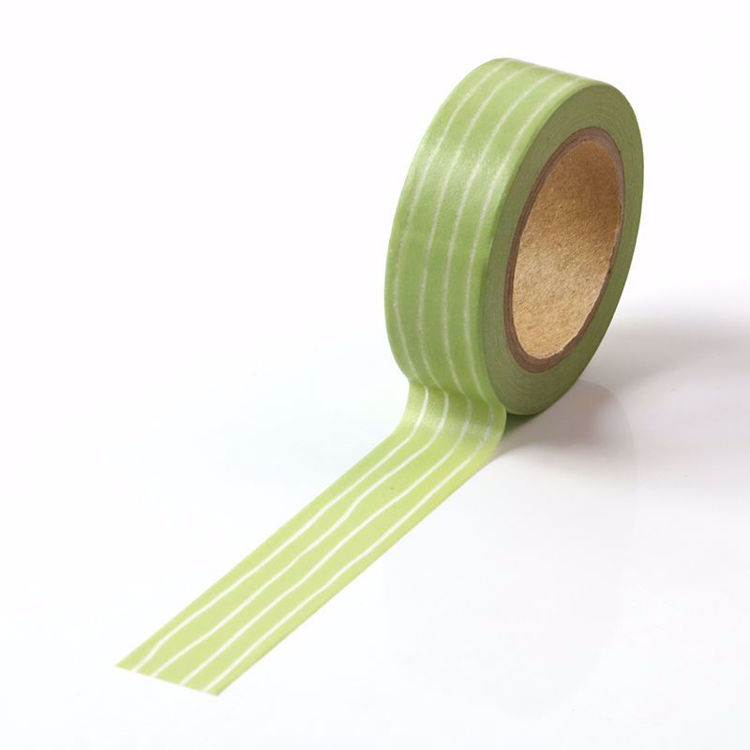 Picture of Green Stripe Printing Washi Tape