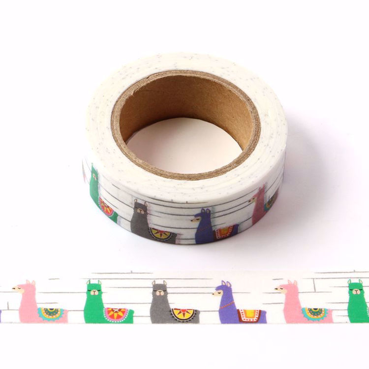 Colorful Alpaca  washi tape
