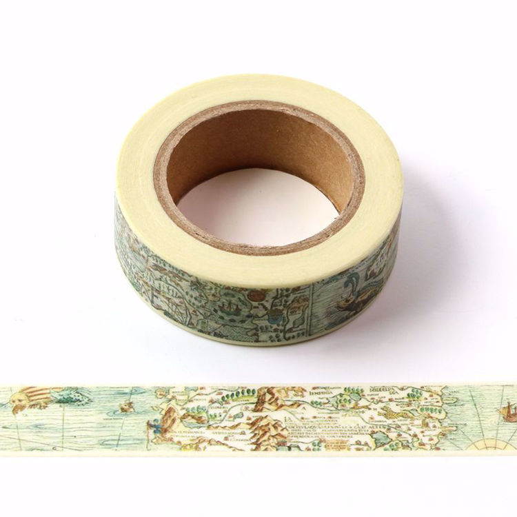 Nautical chart washi tape