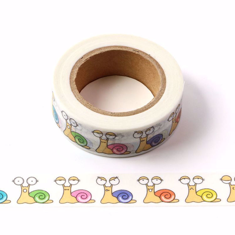 Colorful Snail  washi tape