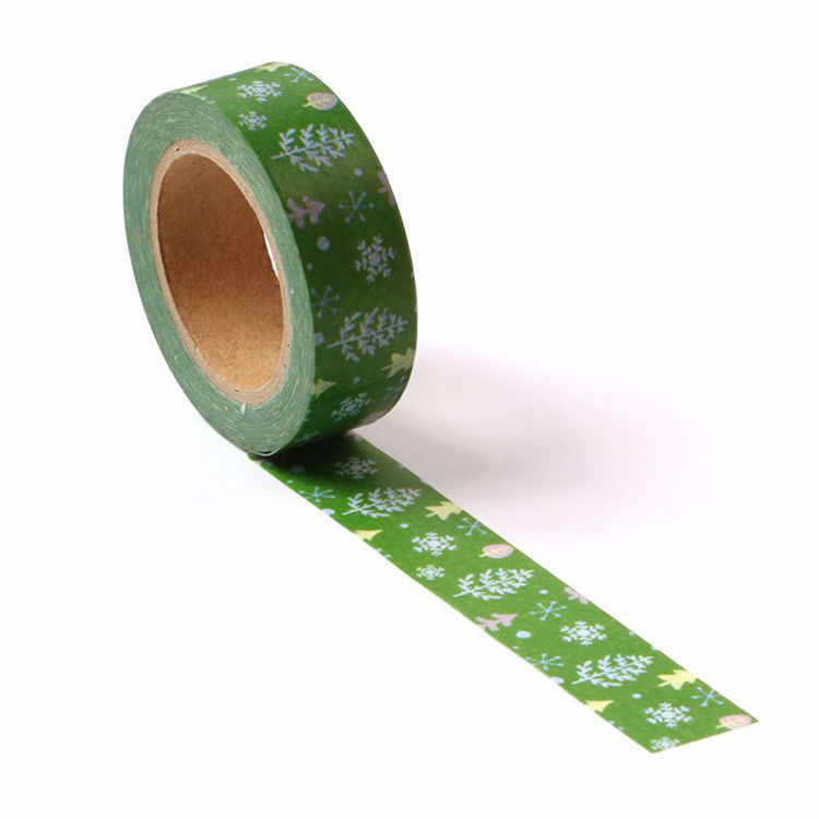 Snow forest printing washi tape