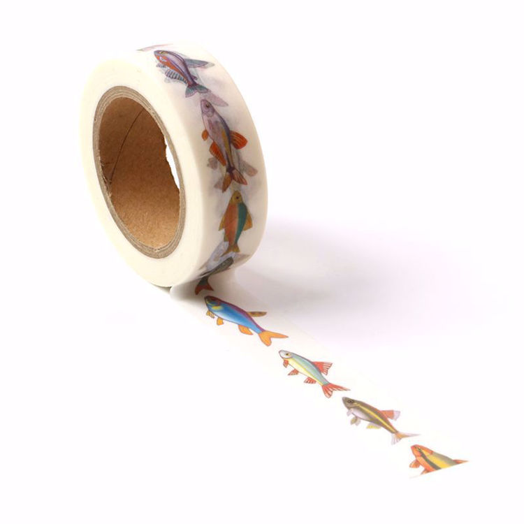 Fish printing washi tape