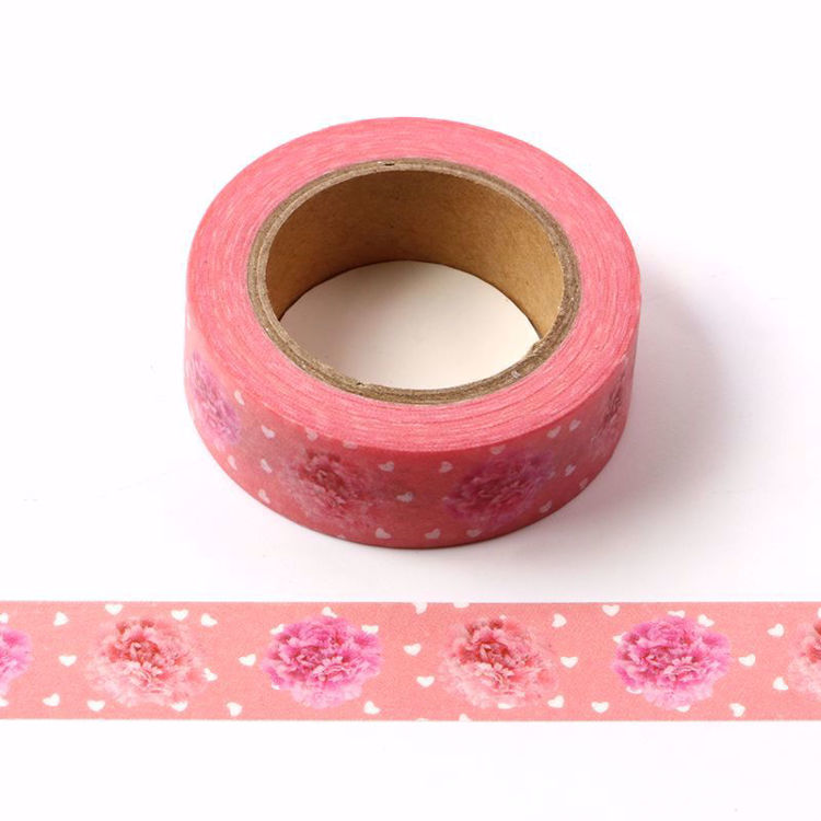 tissue flower  washi tape