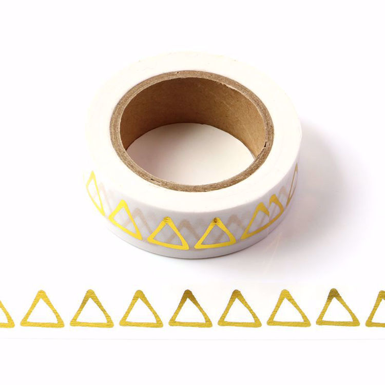 Picture of Triangles Foil Washi Tape