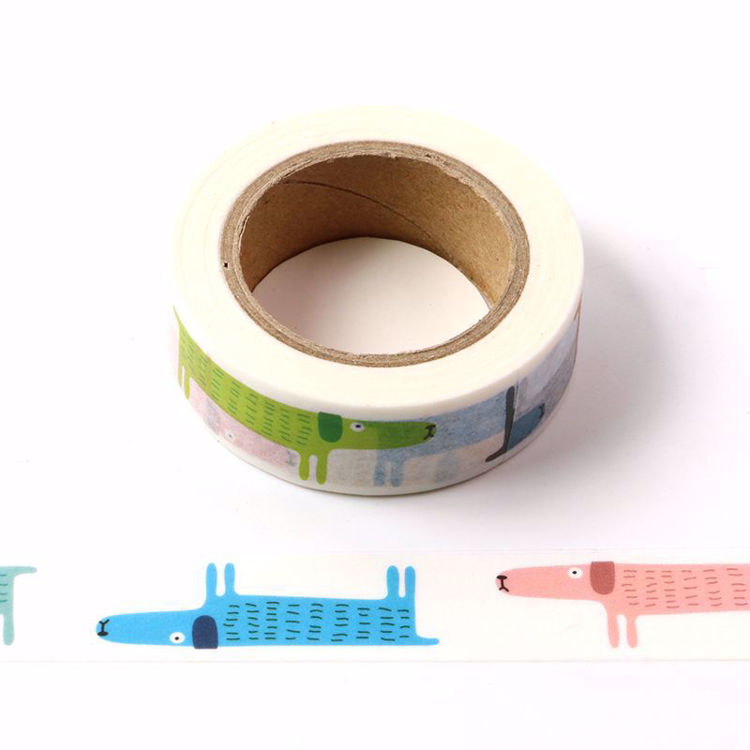 Different colors dogs  washi tape