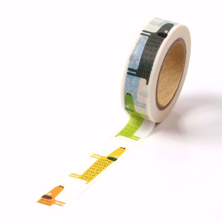 Different colors dogs  washi tape