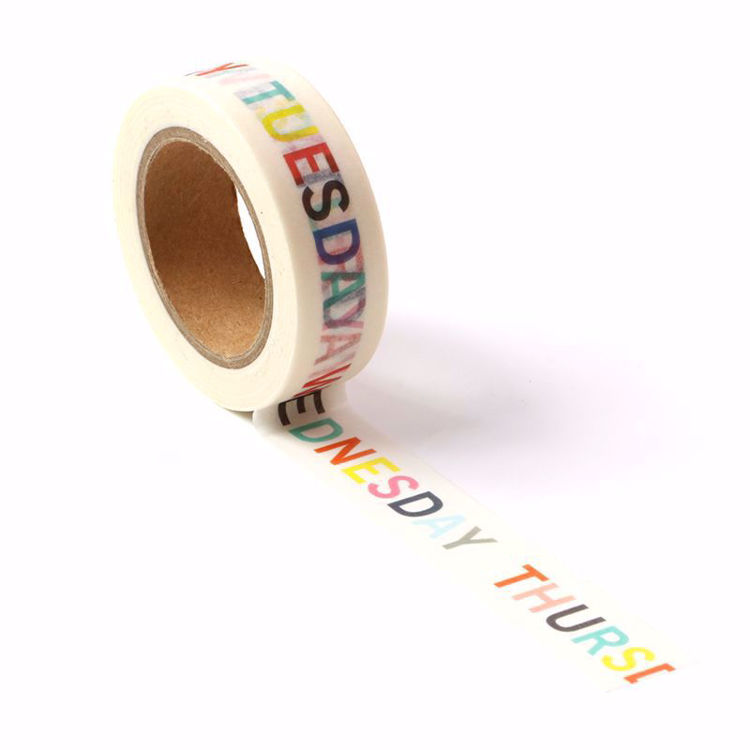 WORD show everyday of the Week washi tape