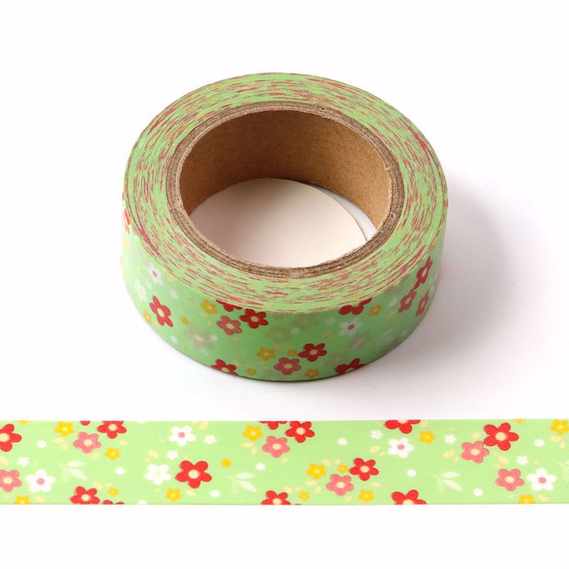 Green washi tape. Custom and stock washi tape