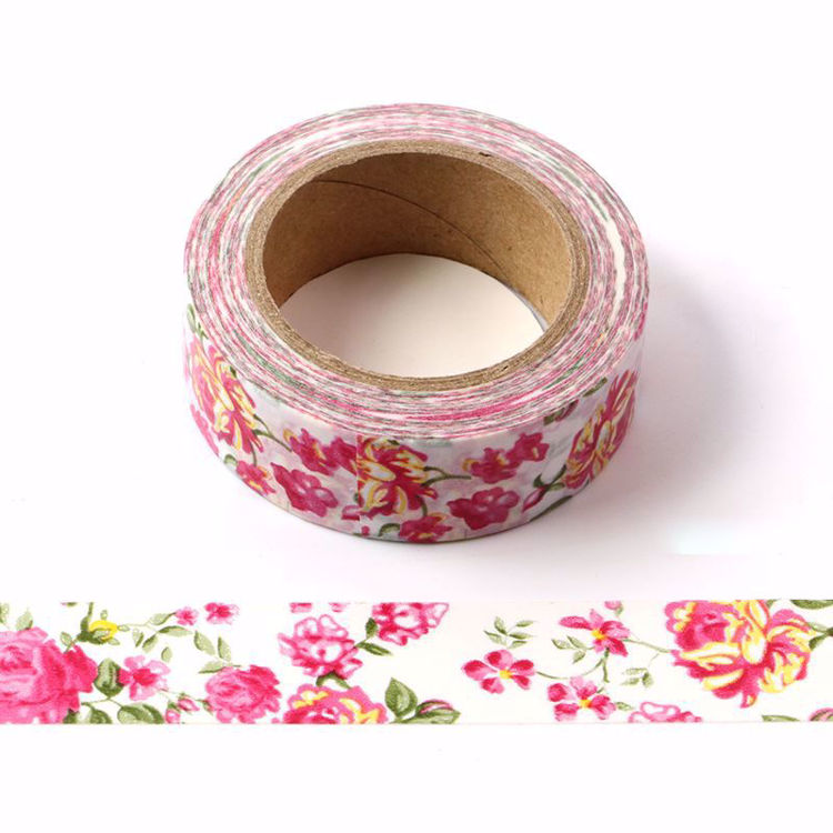 Picture of Red Flower Printing Washi Tape