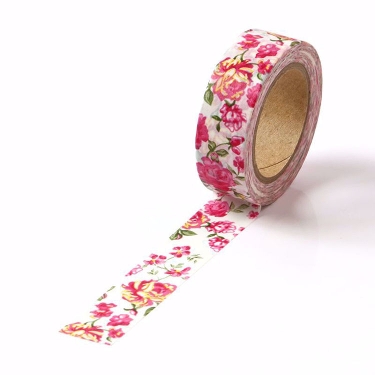 Picture of Red Flower Printing Washi Tape