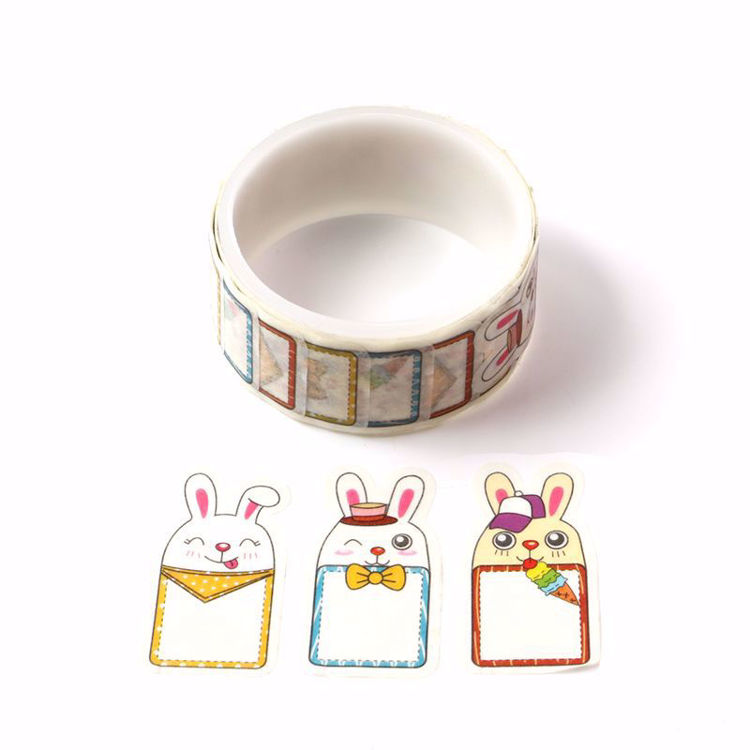 Rabbit Memo stickers roll washi tape