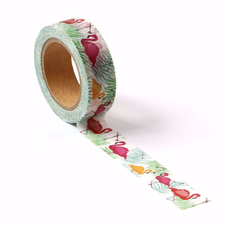 Flamingos zoo washi tape