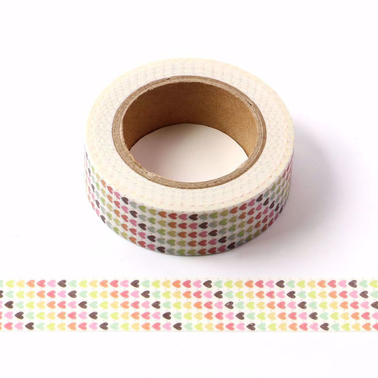 The gradient hearts washi tape