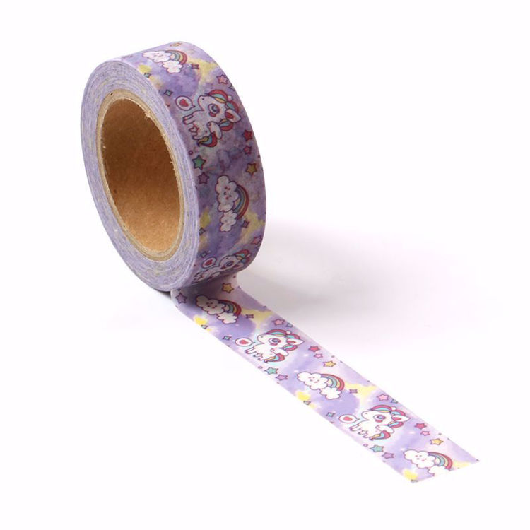 rainbow unicorn printing washi tape