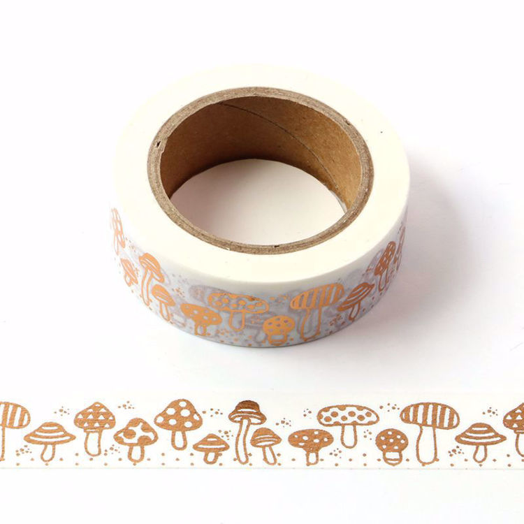 Mushroom Copper Foil Washi Tape