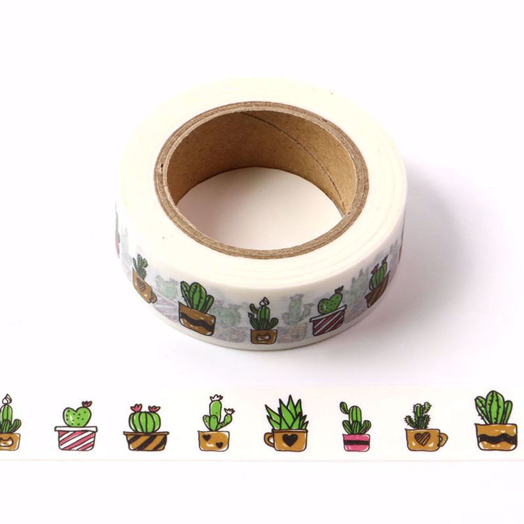 Cute green plant washi tape