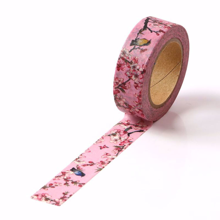 Spring pink printing washi tape