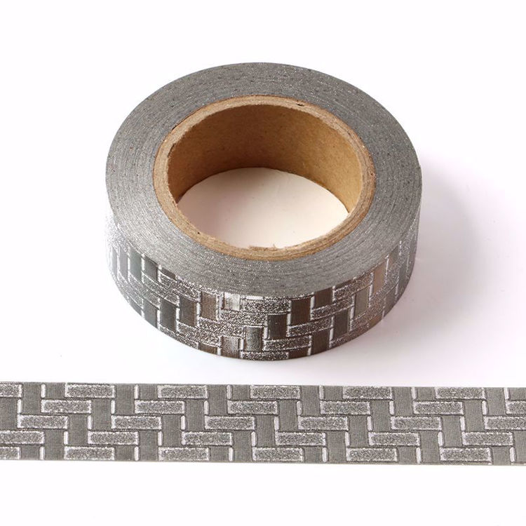 Picture of Silver Woven Glitter Tape
