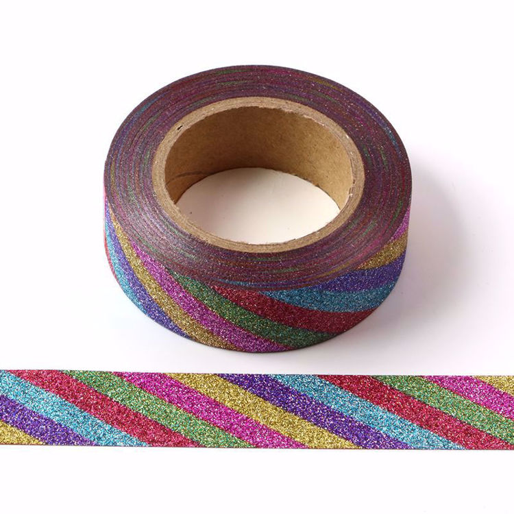 Picture of Colored Twill Glitter Tape