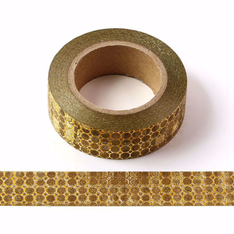Picture of Golden Honeycomb Glitter Tape
