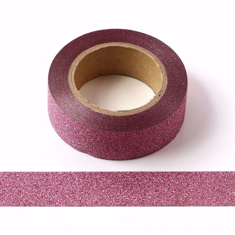 Picture of Deep Pink Glitter Tape