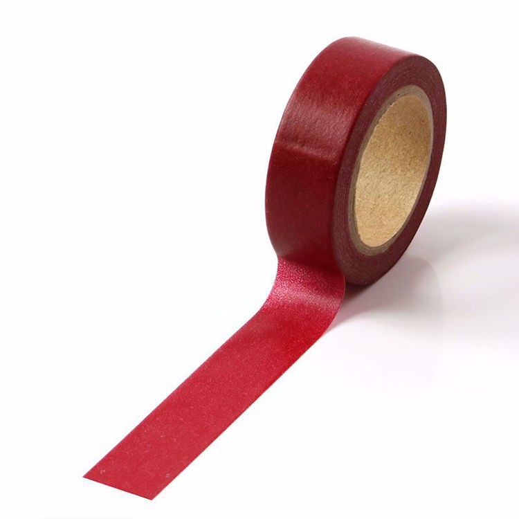 brick-red washi tape