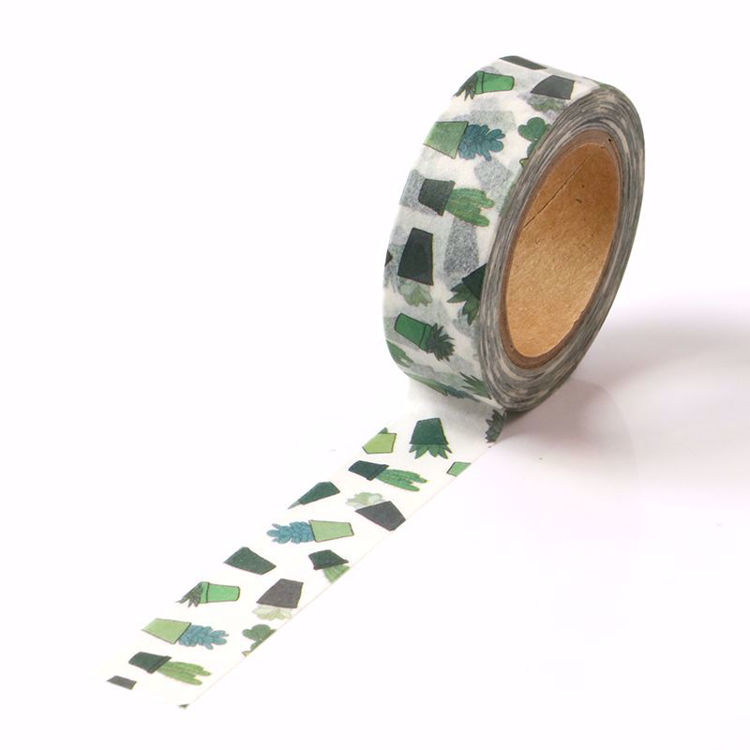 Small potted plant printing washi tape