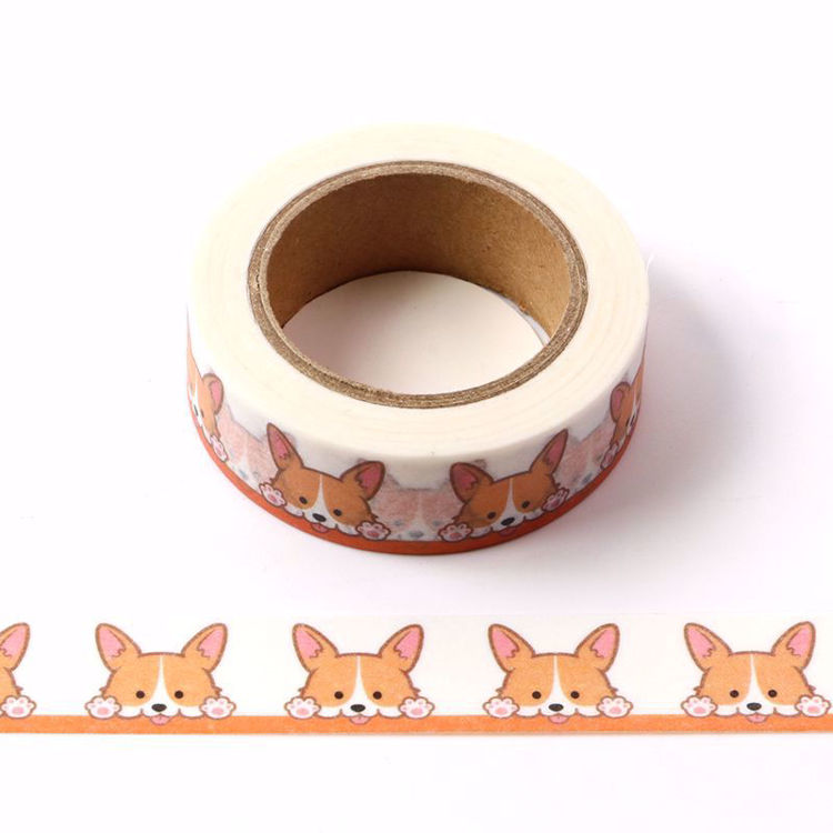 Corgi cute dog printing washi tape